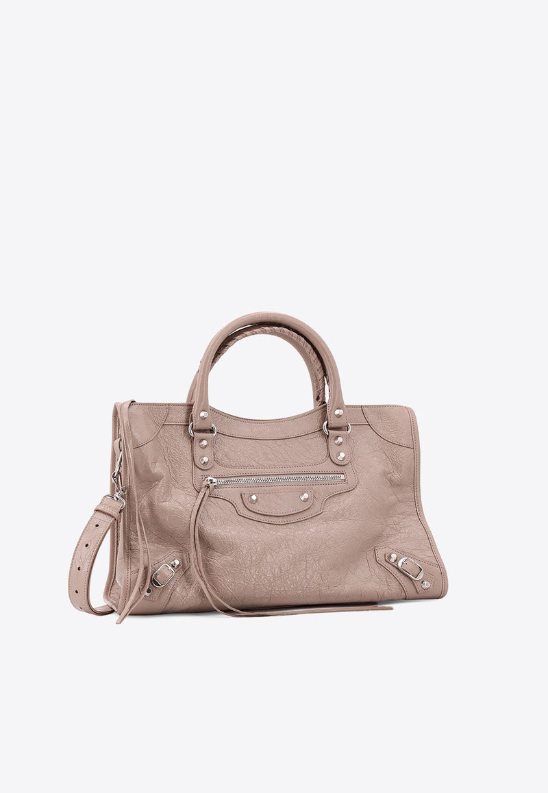 Le City Leather Top Handle Bag