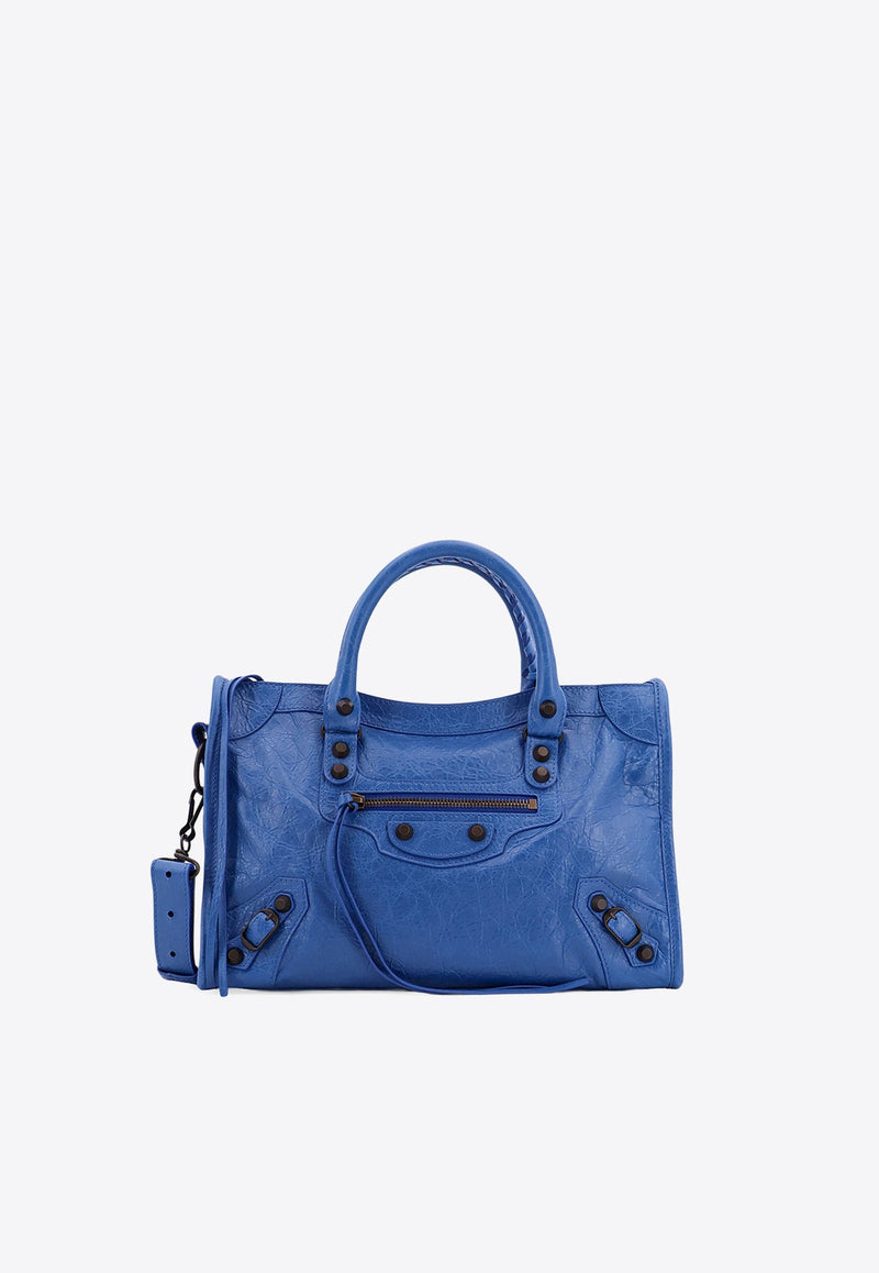 Small Le City Top Handle Bag in Nappa Leather