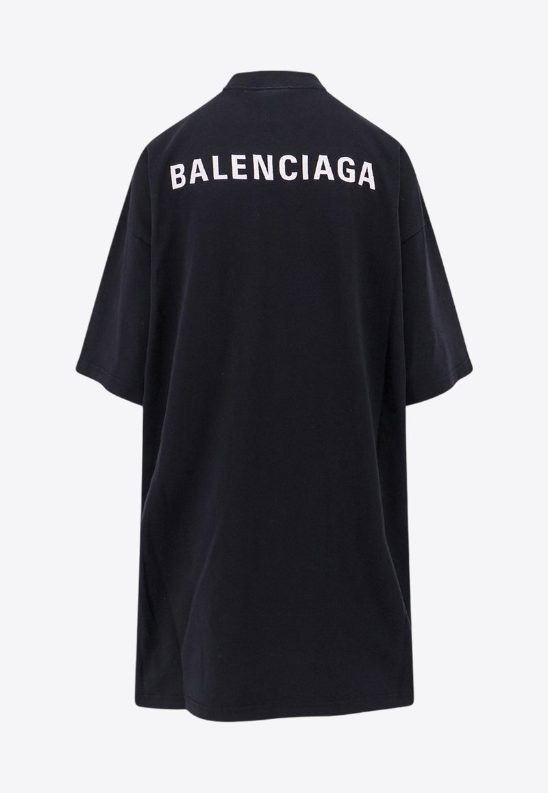 Logo Print Oversized T-shirt