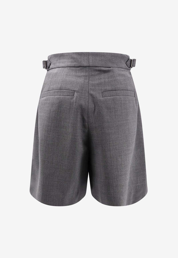 Tailored Wool-Blend Shorts