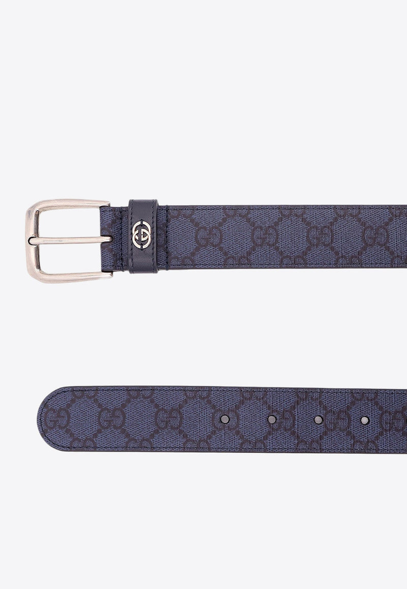 Leather Monogram Belt