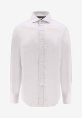 Long-Sleeved Slim Shirt