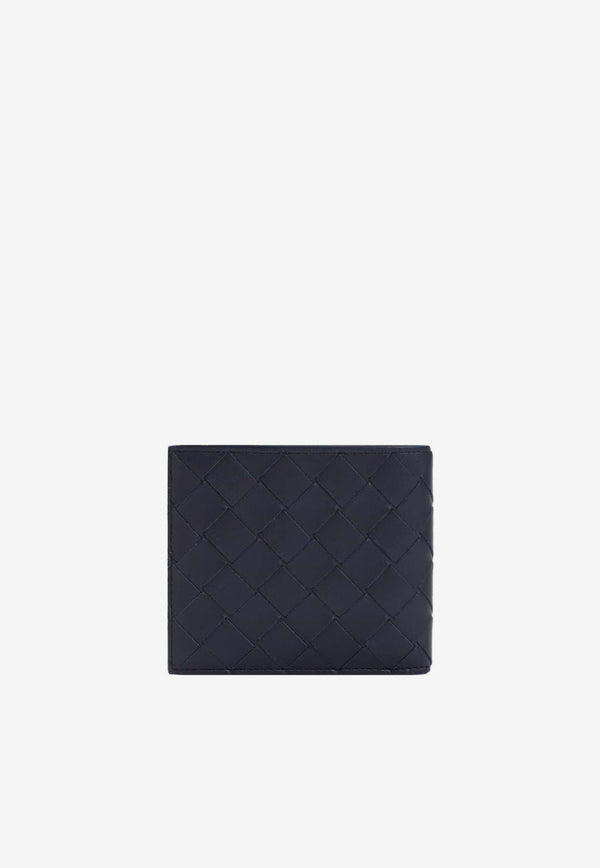 Bi-Fold Intrecciato Leather Wallet