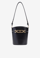 Small Leather Bucket Bag