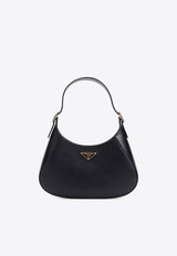 Logo Shoulder Bag in Calf Leather