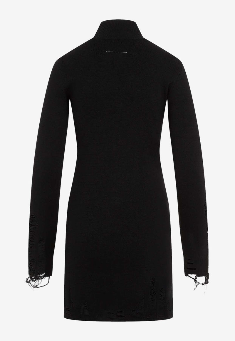 Long-Sleeved Mini Dress