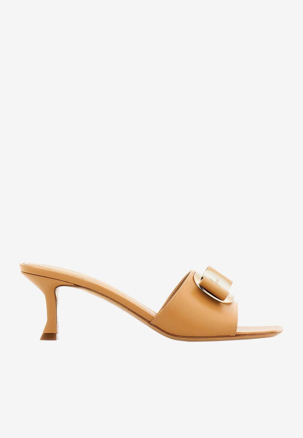 Zelie 55 Vara Bow Nappa Leather Mules