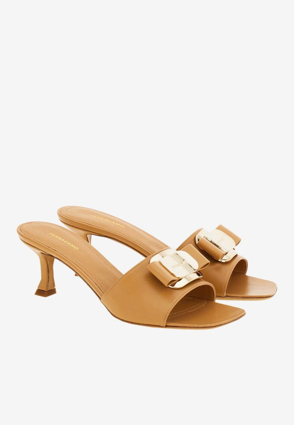 Zelie 55 Vara Bow Nappa Leather Mules