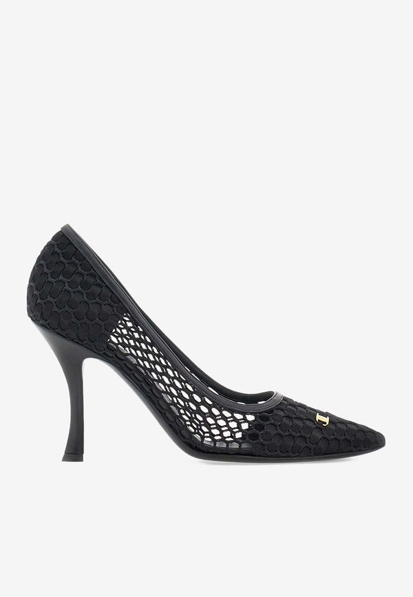 Kristen 95 Vara Plate Mesh Pumps