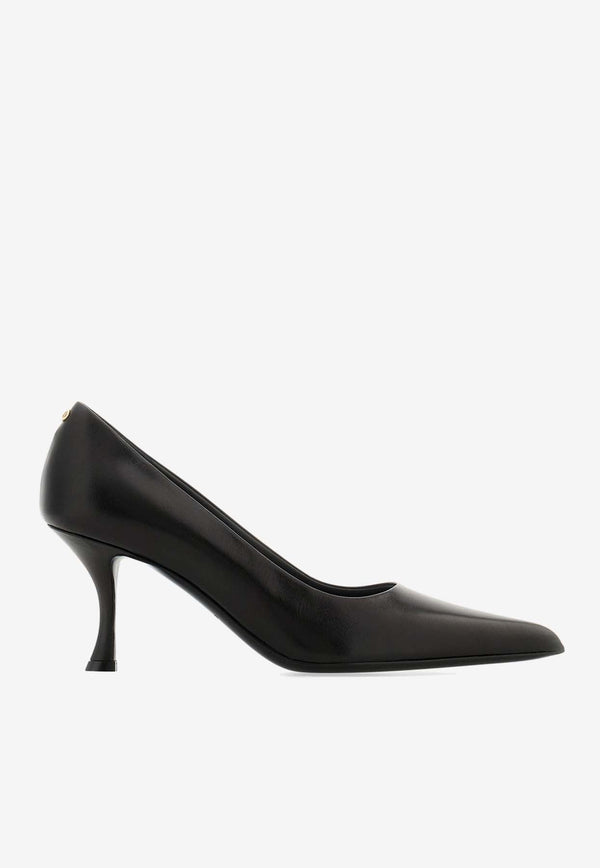 Elydea 70 Pointed Leather Pumps