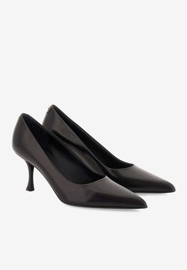 Elydea 70 Pointed Leather Pumps