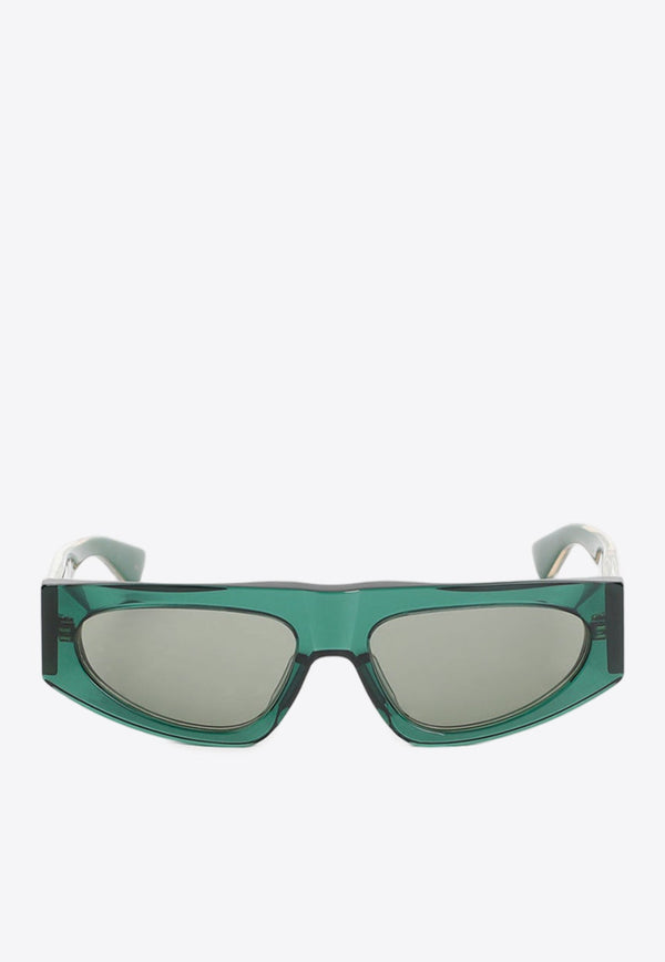 Geometric Acetate Sunglasses