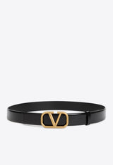 VLogo Leather Belt