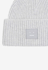 Large Face Logo Wool Beanie