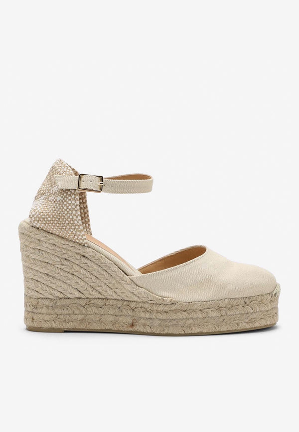 Carol 75 Raffia Wedge Espadrilles