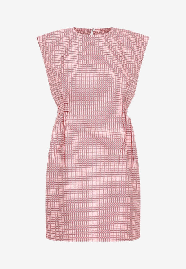 Geometric Pattern Mini Dress