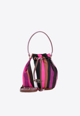 Yummy Iride Print Bucket Bag