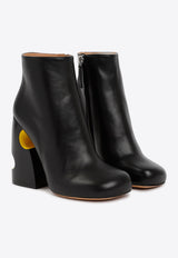 110 Meteor Block Ankle Boots in Nappa Leather
