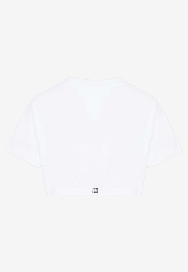 Logo Short-Sleeved Crop T-shirt