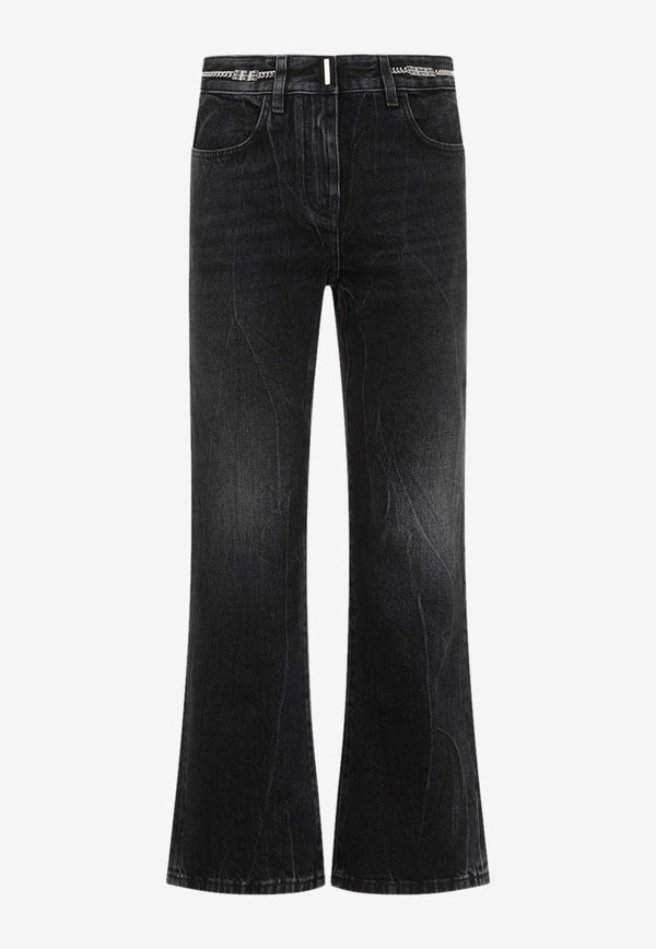 Boot-Cut 4G Chains Jeans