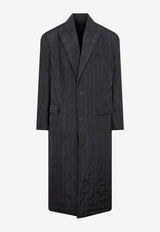 Checkered Long Nylon Raincoat