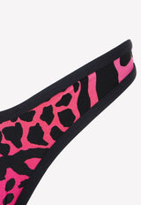 Gradient Animal Print Bikini