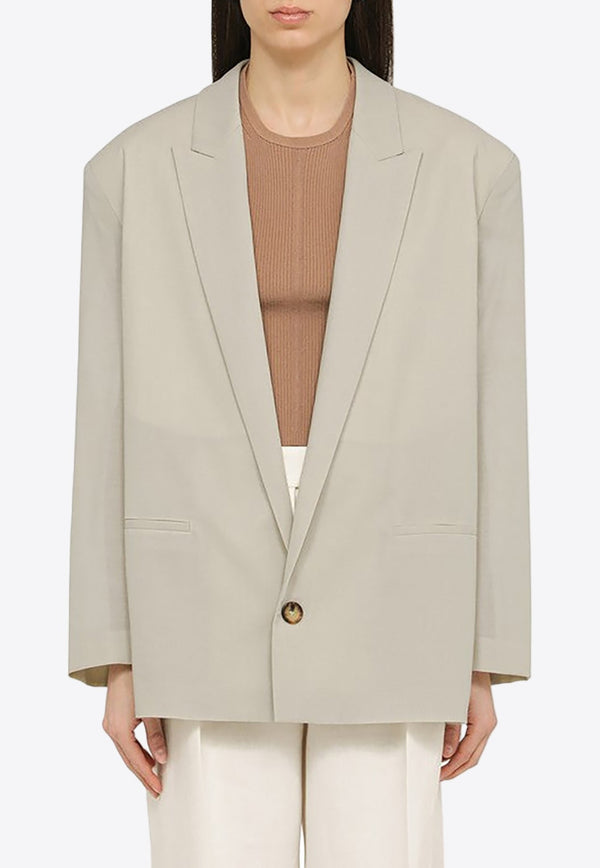 Single-Breasted Buttoned Blazer