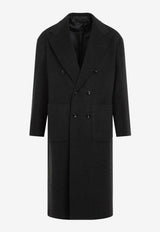 Double-Breasted Wool Coat