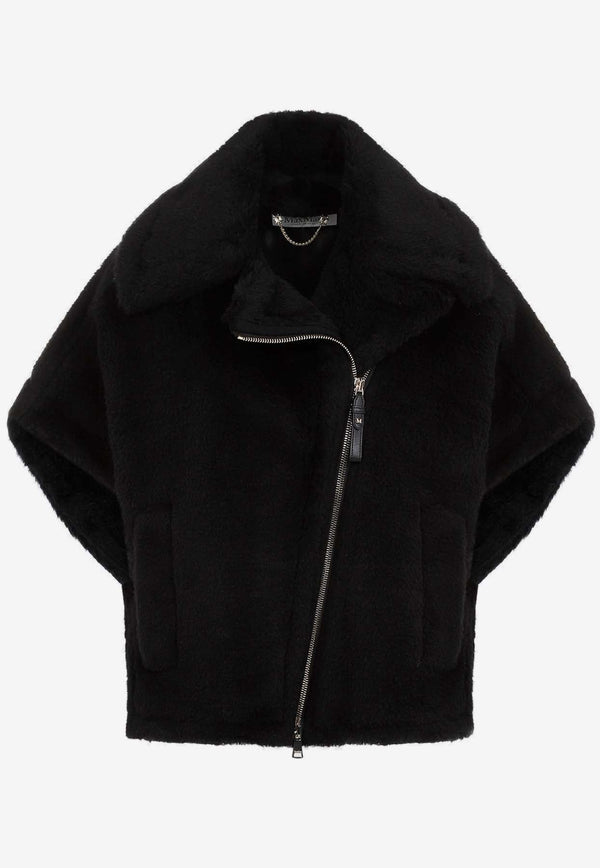 Teddy Zip Cape Coat