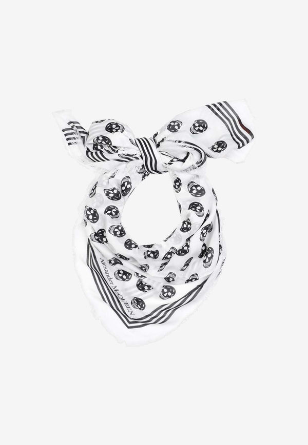 Skull Logo Biker Scarf