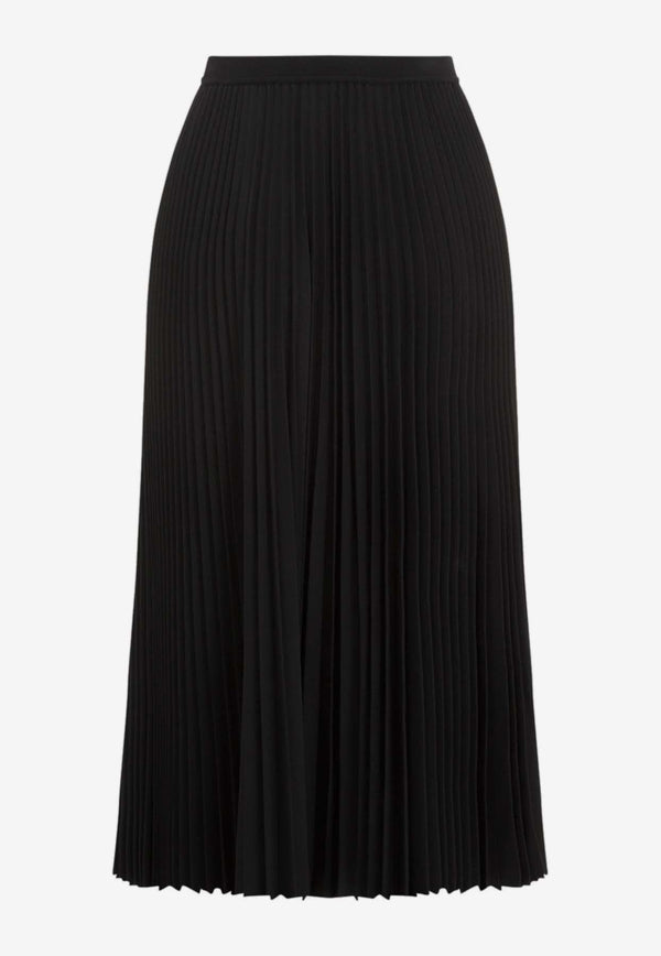 Pleated Midi Skirt