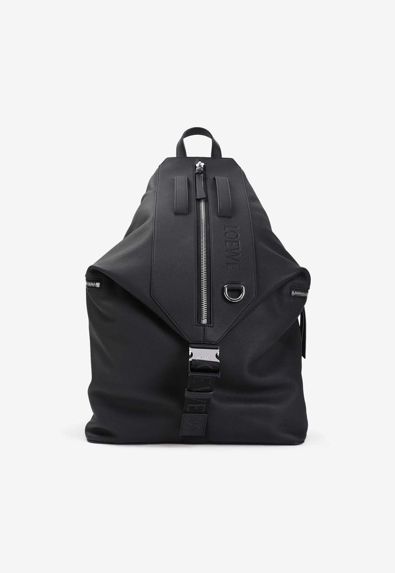 Convertible Leather Backpack