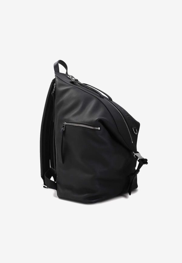 Convertible Leather Backpack