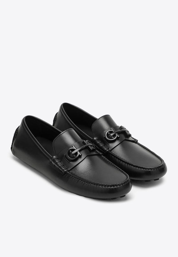 Grazioso Gancini Calf Leather Loafers