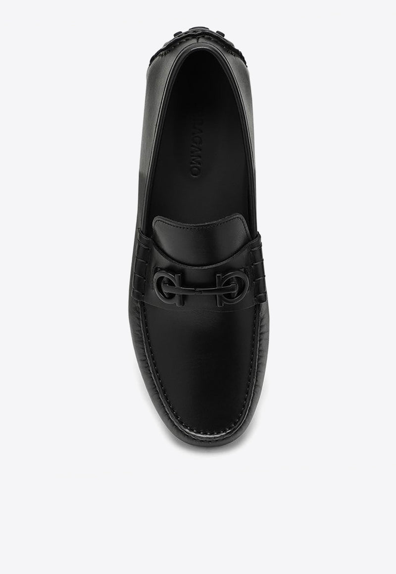 Grazioso Gancini Calf Leather Loafers