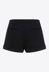 Virgin Wool Mini Shorts