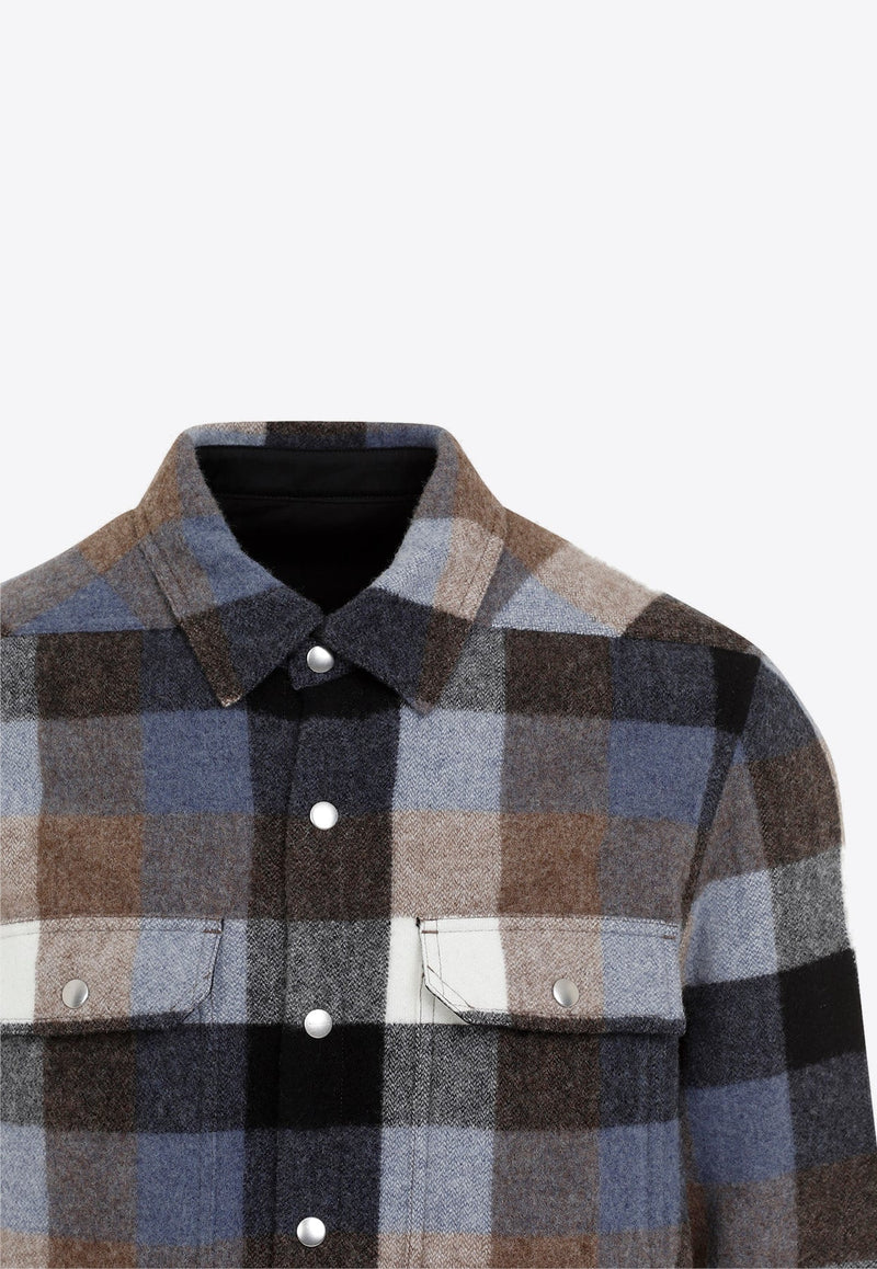 Checked Virgin Wool Shirt