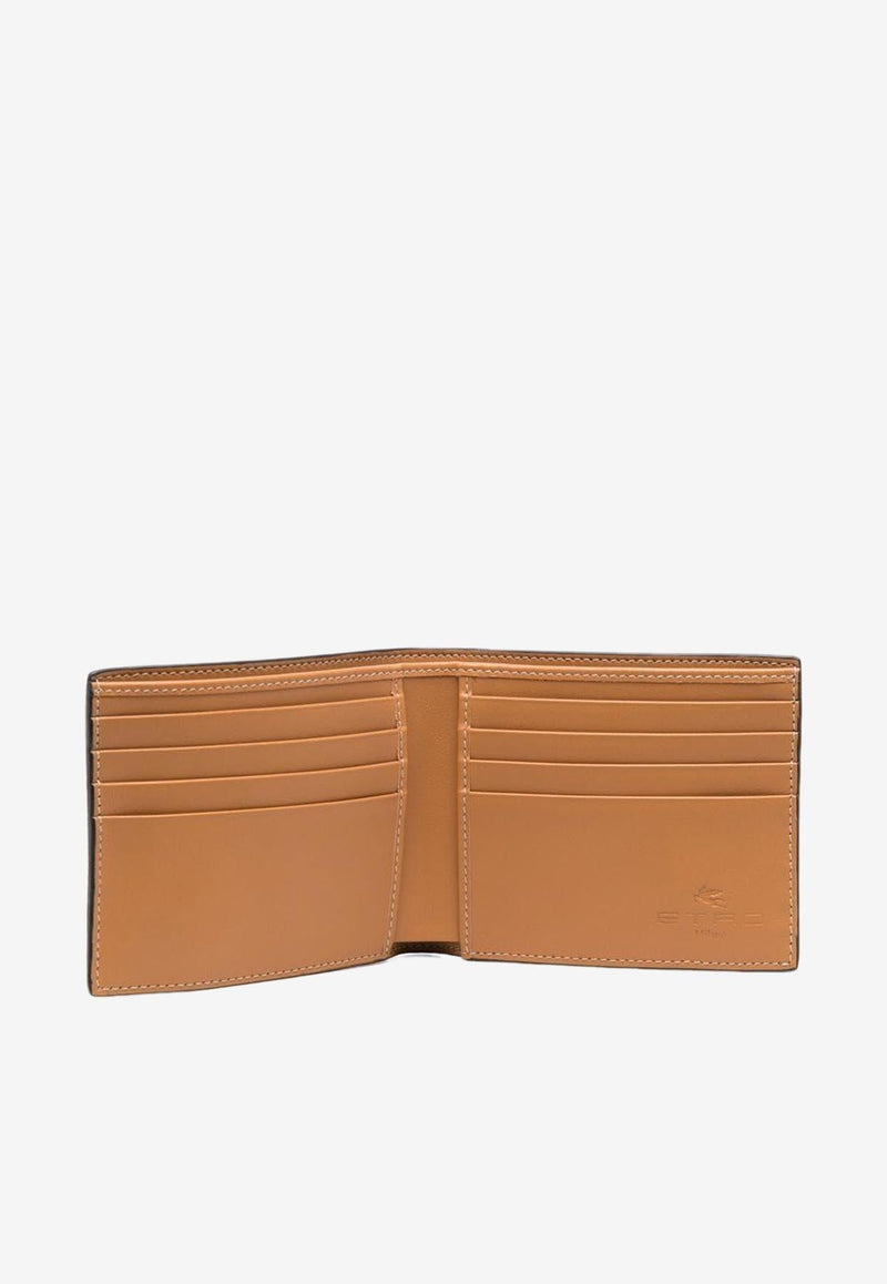 Paisley-Print Bi-Fold Wallet