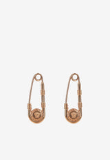 Safety Pin Drop Earrings