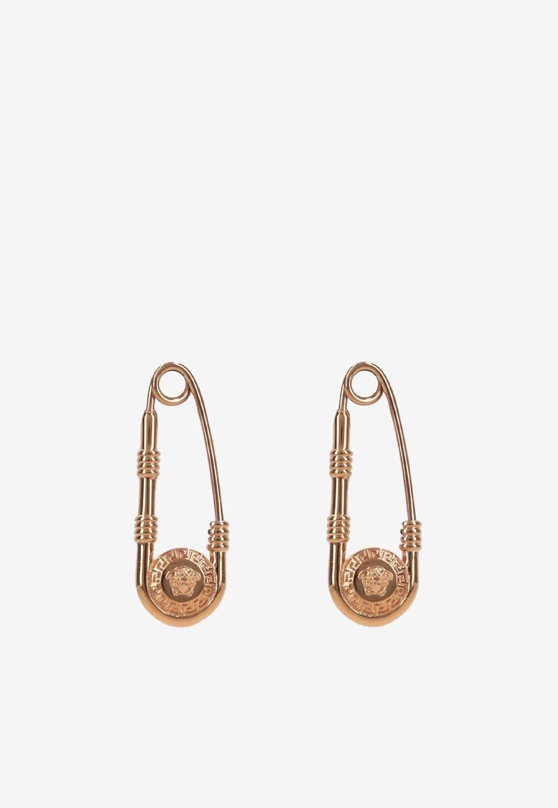 Safety Pin Drop Earrings