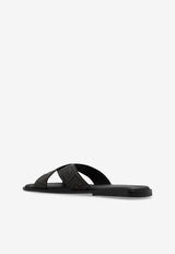 Greca Sandals in Calf Leather