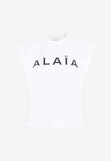 Logo-Printed Sleeveless T-shirt