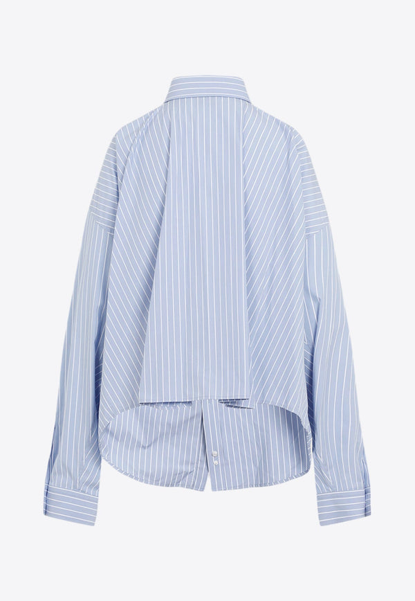 Striped Asymmetric Shirt