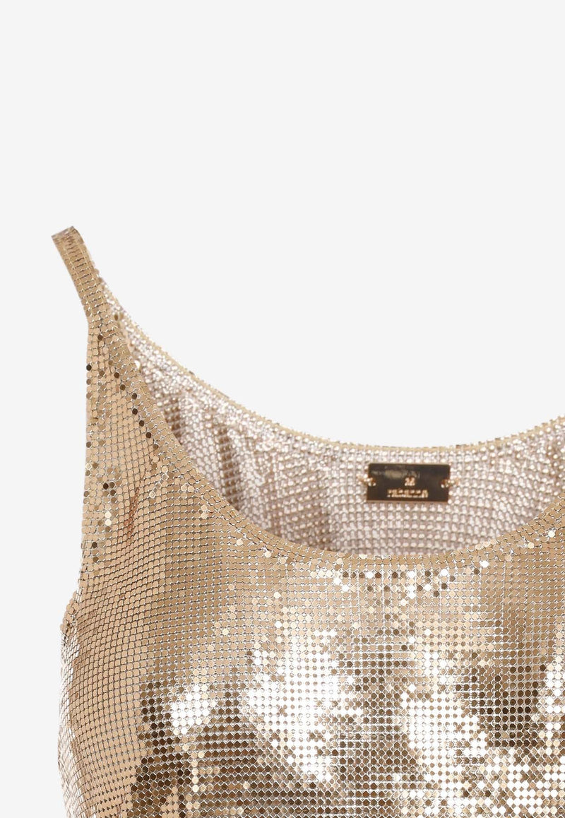 Chainmail Mesh Tank Top