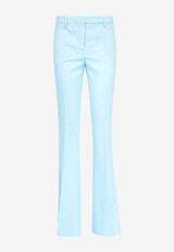 Tailored Wool Flared Pants