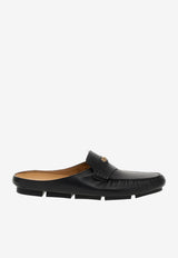 Medusa Biggie Calf Leather Mules