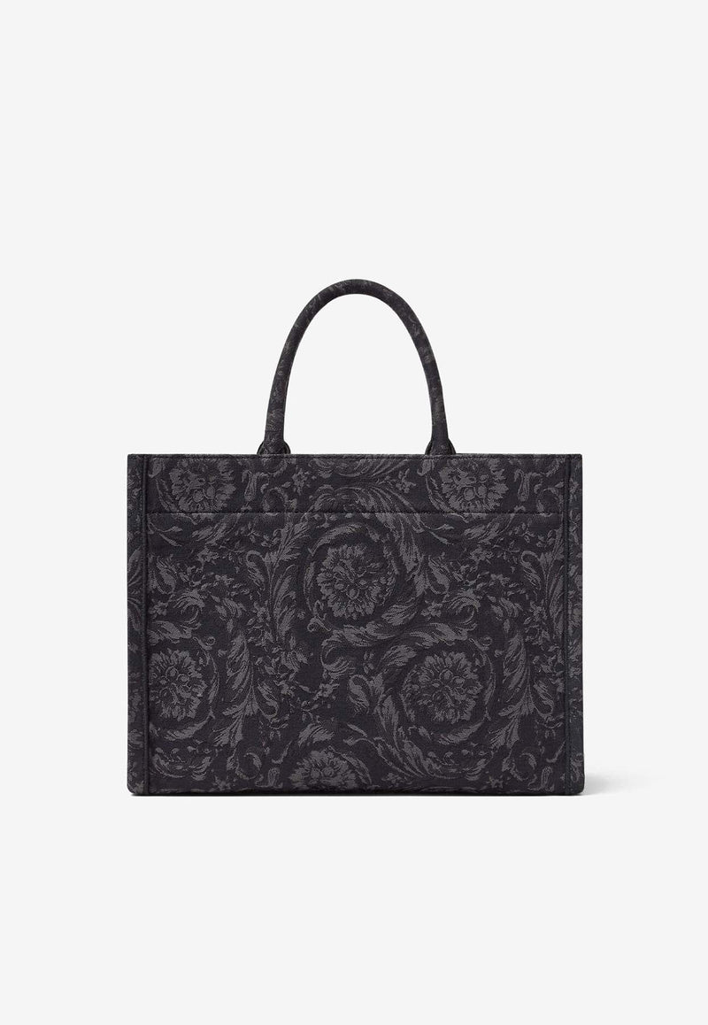 Medium Barocco Athena Jacquard Tote Bag