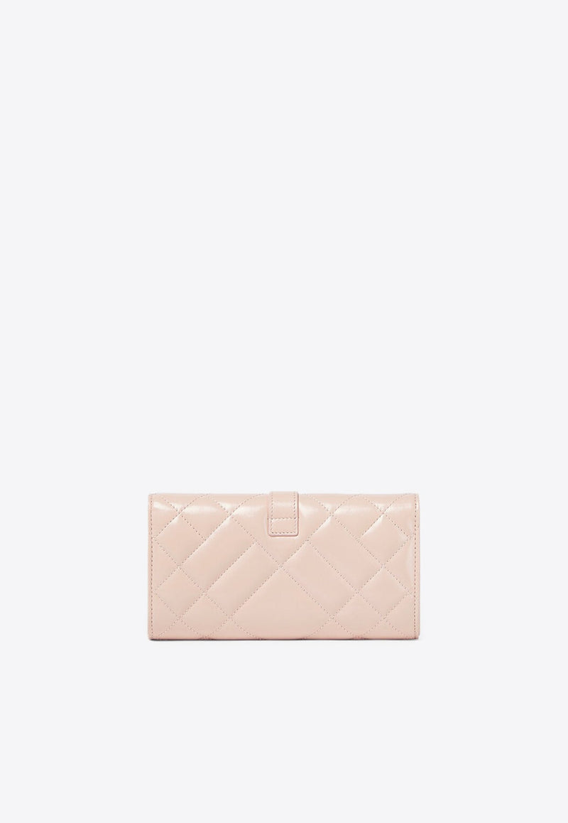 Greca Goddess Clutch in Quilted Leather