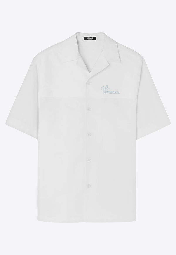 Logo Embroidered Short-Sleeved Shirt