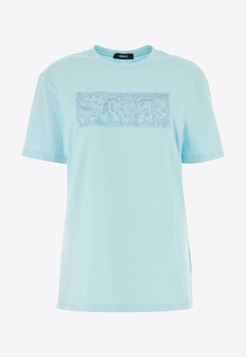 Logo Embroidery Short-Sleeved T-shirt